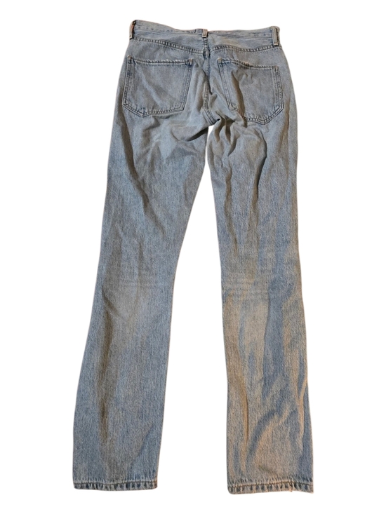 Agolde Jamie Distressed Straight Jeans